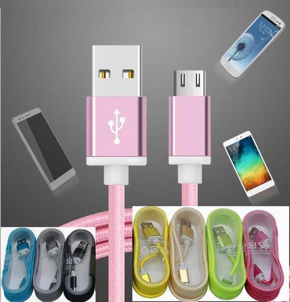 200pcs 1.5m luxury aluminum metal braide micro type-c usb data sync charger cable fast charging for huawei samsung htc
200pcs 1.5m luxury aluminum metal braide micro type-c usb data sync charger cable fast charging for huawei samsung htc