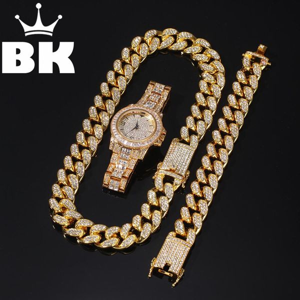 2cm hip hop gold color iced out crystal miami cuban chain gold silver necklace & bracelet watch set selling the hip hop king
2cm hip hop gold color iced out crystal miami cuban chain gold silver necklace & bracelet watch set selling the hip hop king