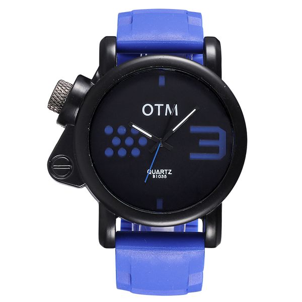 fashion sport men watch silicone watches quartz otm brand special design wristwatches, Slivery;brown
fashion sport men watch silicone watches quartz otm brand special design wristwatches, Slivery;brown