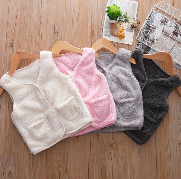 Cute Toddler Waistcoat For Baby Fashion Kids Outwear Boys Girls V-Neck Winter Warm Solid Coat Clothes Waistcoat, Black
Cute Toddler Waistcoat For Baby Fashion Kids Outwear Boys Girls V-Neck Winter Warm Solid Coat Clothes Waistcoat, Black