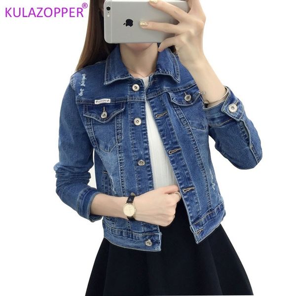 solid color turn-down collar jean jacket for women slim casual blue fashionable women coats female outwear denim feminine lk012, Black;brown
solid color turn-down collar jean jacket for women slim casual blue fashionable women coats female outwear denim feminine lk012, Black;brown