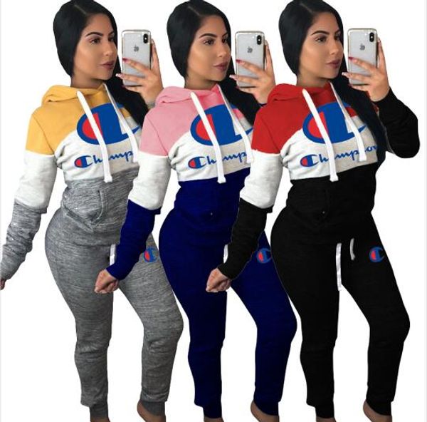 Champions Женщины бренд 2 шт набор футболки брюки спортивной Tracksuit Hoodies лосины наряды устаревать Sweatsuit падения зимней одежды
Champions Женщины бренд 2 шт набор футболки брюки спортивной Tracksuit Hoodies лосины наряды устаревать Sweatsuit падения зимней одежды