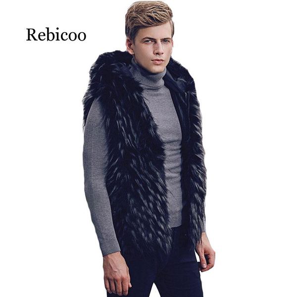 winter new tide men's fur vest men's vest plush jacket winter cardigan large size jacket larger size s-3xl, Black
winter new tide men's fur vest men's vest plush jacket winter cardigan large size jacket larger size s-3xl, Black