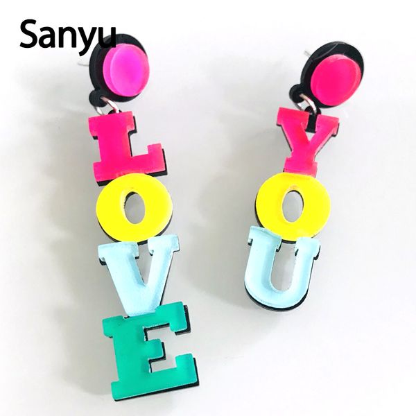 2018 new european fashion acrylic stud earrings personality night club jewelry acrylic letter love you stud earrings for women, Golden;silver
2018 new european fashion acrylic stud earrings personality night club jewelry acrylic letter love you stud earrings for women, Golden;silver