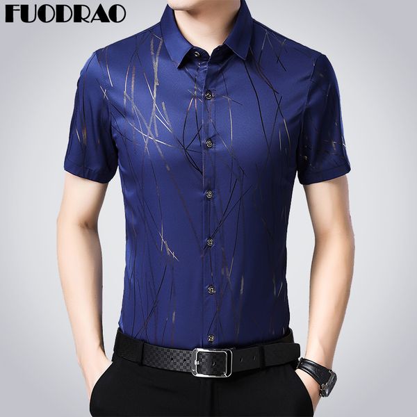 new summer short sleeve shirt men line print chemise homme slim fit casual shirts camisa masculina men clothes e086, White;black
new summer short sleeve shirt men line print chemise homme slim fit casual shirts camisa masculina men clothes e086, White;black