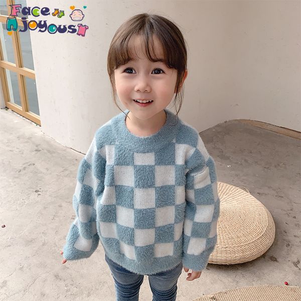 2019 children grid baby grid boys sweater autumn winter girls kids sweater children casual boys clothing 1 -6 year, Blue
2019 children grid baby grid boys sweater autumn winter girls kids sweater children casual boys clothing 1 -6 year, Blue