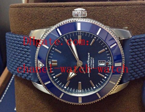 2019 new style men's date watch superocean heritage ii ab2020 blue dial and rubber band 46mm mens automatic mechanical watches, Slivery;brown
2019 new style men's date watch superocean heritage ii ab2020 blue dial and rubber band 46mm mens automatic mechanical watches, Slivery;brown