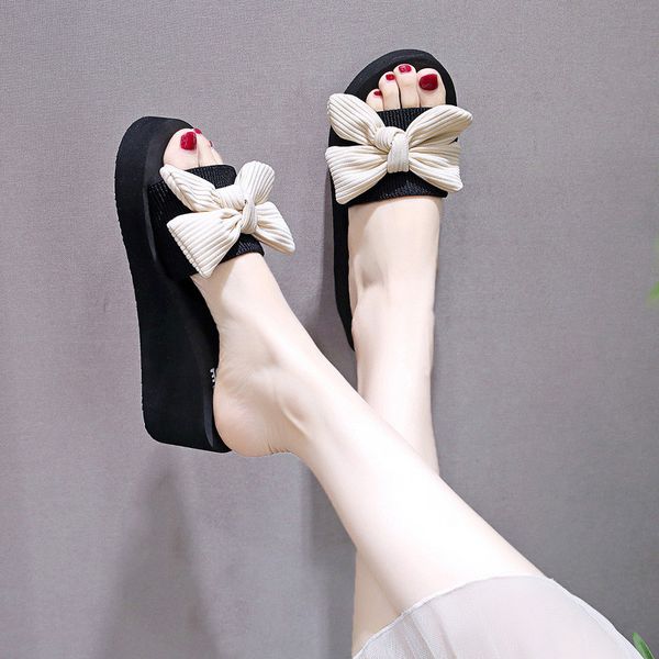 butterfly-knot shoes slippers casual platform summer woman slides on a wedge med beach flat fabric wedges pu, Black
butterfly-knot shoes slippers casual platform summer woman slides on a wedge med beach flat fabric wedges pu, Black