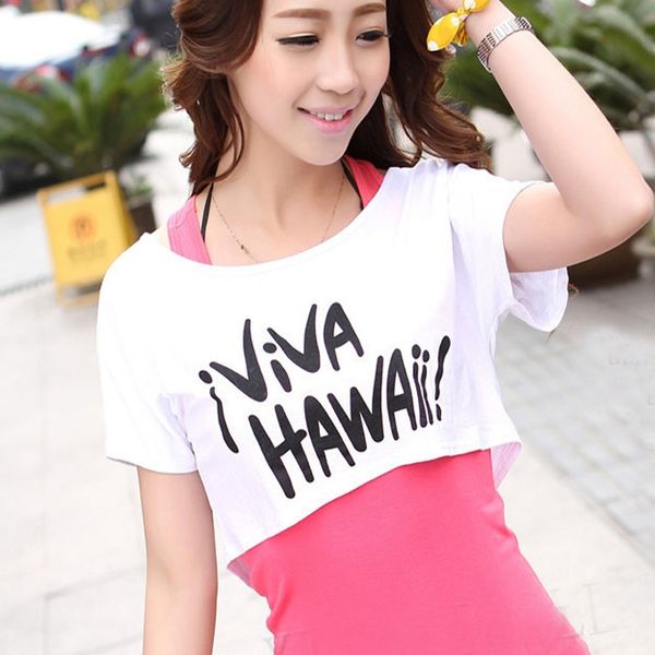women's modal navel blouse loose versatile round collar t- t- shirt exterior slim base shirt summer, White
women's modal navel blouse loose versatile round collar t- t- shirt exterior slim base shirt summer, White