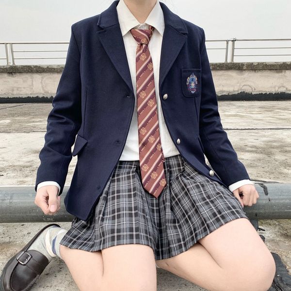 encore original asteroid jk/dk uniforms shirt with small things dark lines jacquard tie, Blue;purple
encore original asteroid jk/dk uniforms shirt with small things dark lines jacquard tie, Blue;purple