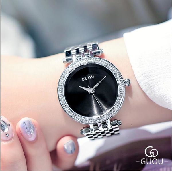 guou watch fashion exquisite quartz women watches luxury band silver steel bracelet watch women reloj mujer relogio feminino cj191213, Slivery;brown
guou watch fashion exquisite quartz women watches luxury band silver steel bracelet watch women reloj mujer relogio feminino cj191213, Slivery;brown