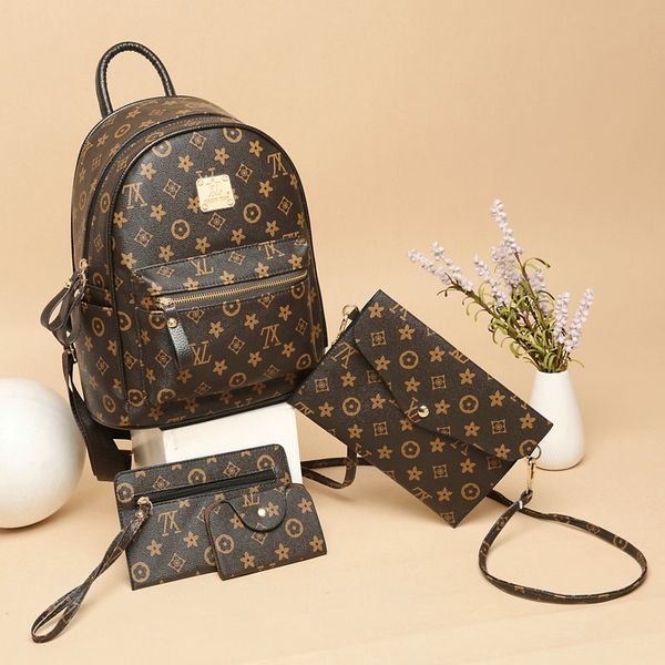 4pcs/set luxury bags women backpack 2019 purse fashion shoulder bag rucksack pu leather ladies backpack travel bag women bags
4pcs/set luxury bags women backpack 2019 purse fashion shoulder bag rucksack pu leather ladies backpack travel bag women bags