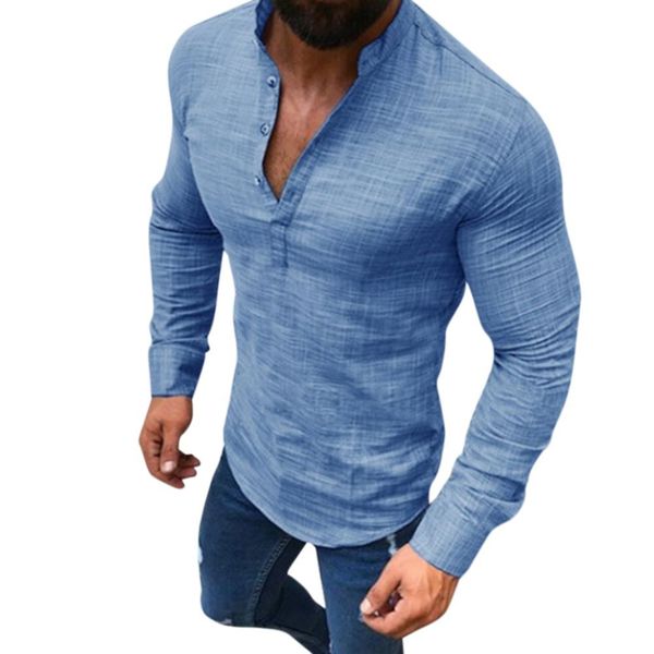 new men polo shirt streetwear casual long sleeve v neck solid color slim fit linen spring autumn polo shirt men blouse, White;black
new men polo shirt streetwear casual long sleeve v neck solid color slim fit linen spring autumn polo shirt men blouse, White;black