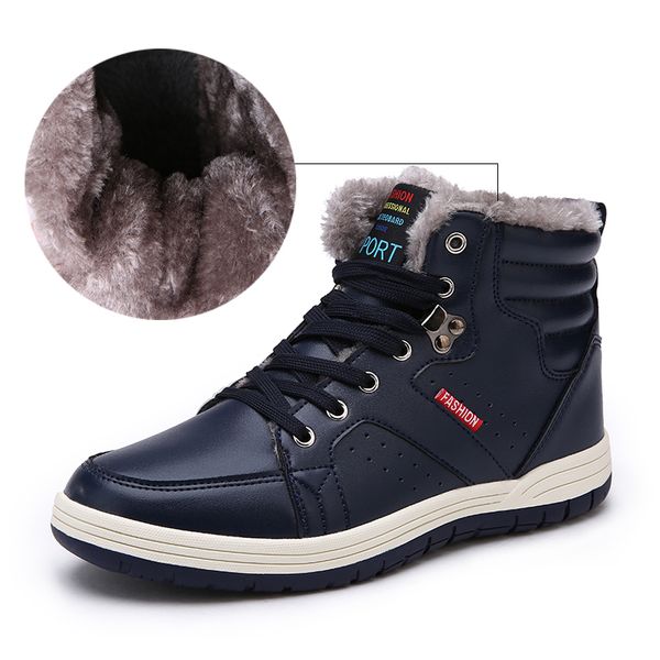 outdoor men's winter shoes men leather warm plush snow boots men winter boot sneakers fashion mans footwear, Black
outdoor men's winter shoes men leather warm plush snow boots men winter boot sneakers fashion mans footwear, Black