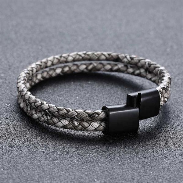 charm bracelets tangyin vintage style leather bracelet punk double stainless steel magnet buckle men male for jewelry gift, Golden;silver
charm bracelets tangyin vintage style leather bracelet punk double stainless steel magnet buckle men male for jewelry gift, Golden;silver