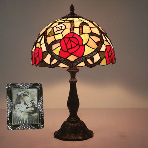european style vintage bedside table lamps for living room bar cafe wedding room decoration stained glass table lights flowers shade
european style vintage bedside table lamps for living room bar cafe wedding room decoration stained glass table lights flowers shade