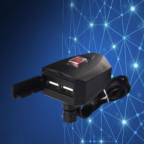 universal 12v motorcycle handlebar usb socket power adapter for mobile phone waterproof moto accessories dual usb charger outlet
universal 12v motorcycle handlebar usb socket power adapter for mobile phone waterproof moto accessories dual usb charger outlet