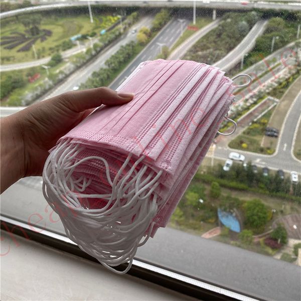 fast shipping disposable face mask pink 3 layers dustproof facial protective cover masks anti-dust earloop mouth mask
fast shipping disposable face mask pink 3 layers dustproof facial protective cover masks anti-dust earloop mouth mask