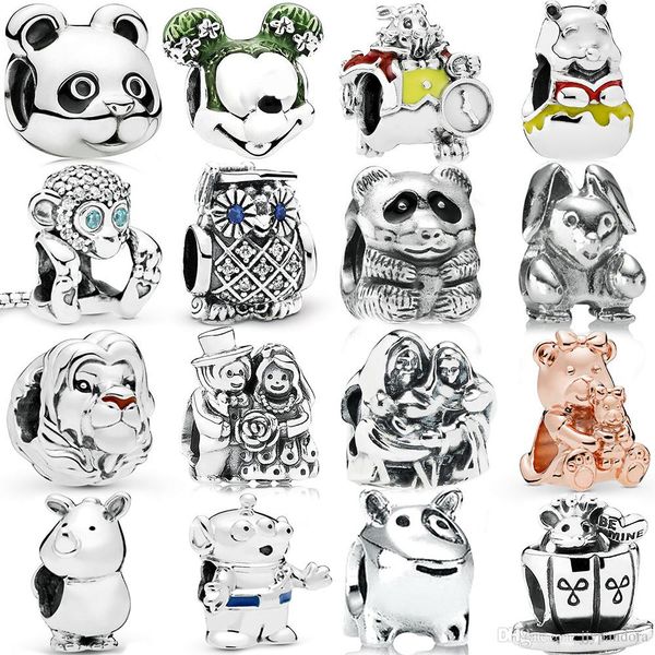 fahmi 100%925 sterling silver bear dog rabbit panda mouse owl rhinoceros alien monkey lionglamour rose charm fashion beaded gift, Black
fahmi 100%925 sterling silver bear dog rabbit panda mouse owl rhinoceros alien monkey lionglamour rose charm fashion beaded gift, Black