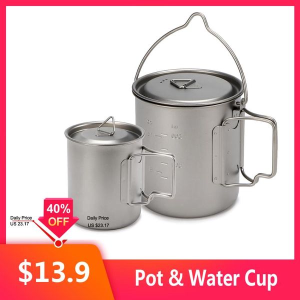 750ml titanium pot 400ml/450ml titanium cup set water cup mug camping hanging pot outdoor tableware water foldable handle
750ml titanium pot 400ml/450ml titanium cup set water cup mug camping hanging pot outdoor tableware water foldable handle