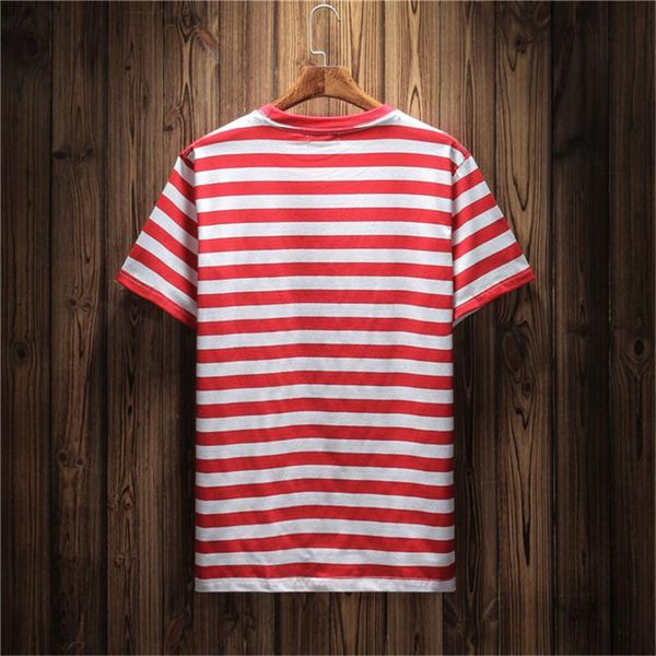 mens designer striped tshirts summer fashion letter printed designer tees short sleeved clothes, White;black
mens designer striped tshirts summer fashion letter printed designer tees short sleeved clothes, White;black