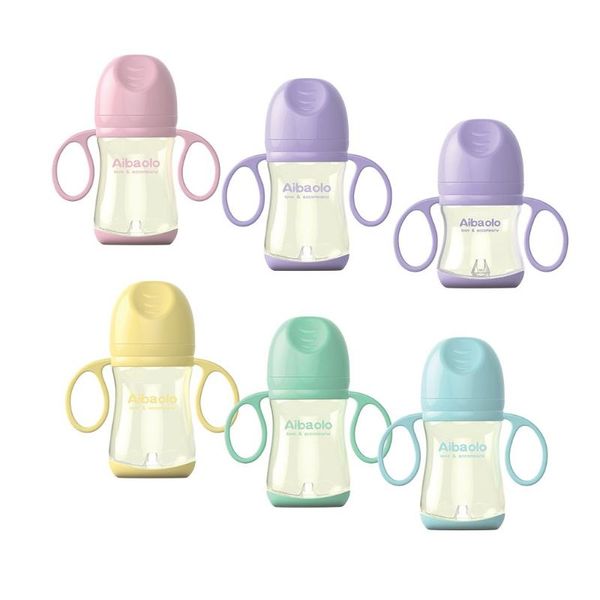 300ml baby feeding bottle with handle nipple milk bottle newborn baby drinking water cup for infant toddler kids
300ml baby feeding bottle with handle nipple milk bottle newborn baby drinking water cup for infant toddler kids