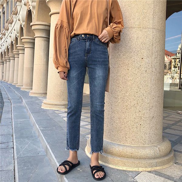 s-xl autumn korean style high waist jeans lady casual straight denim jeans blue womens mom for women (z8329
s-xl autumn korean style high waist jeans lady casual straight denim jeans blue womens mom for women (z8329