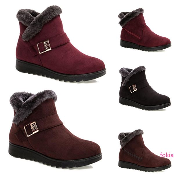 2020 non-brand winter women snow boots triple black wine red brown suede ankle boots mother shoes keep warm 36-40 style 25
2020 non-brand winter women snow boots triple black wine red brown suede ankle boots mother shoes keep warm 36-40 style 25