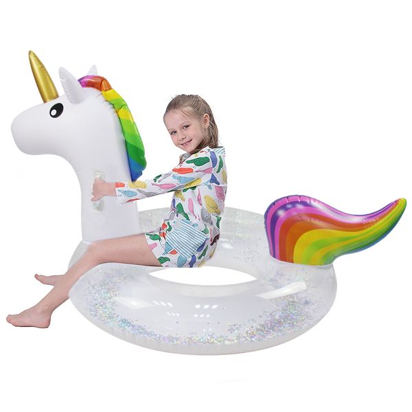 inflatable glitter unicorn swimming ring pool tube beach party toys rainbow unicorn swim raft floatie lounger for kids and adult
inflatable glitter unicorn swimming ring pool tube beach party toys rainbow unicorn swim raft floatie lounger for kids and adult