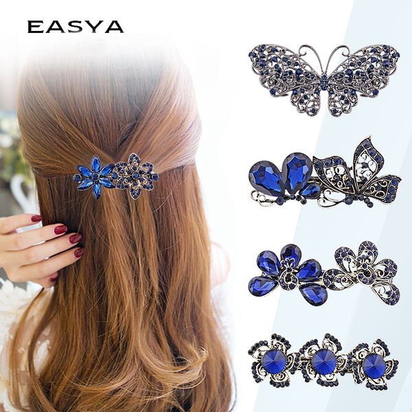 easya vintage metal hair barrettes for women girls crystal rhinestone flower butterfly hair pin clips accessories headwear
easya vintage metal hair barrettes for women girls crystal rhinestone flower butterfly hair pin clips accessories headwear