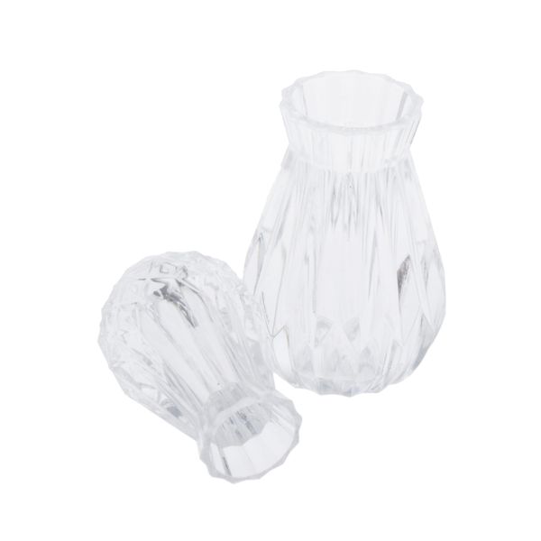 2 pieces plastic vase flower pot for 1/12 dollhouse miniature decorarion 6 colors 
2 pieces plastic vase flower pot for 1/12 dollhouse miniature decorarion 6 colors