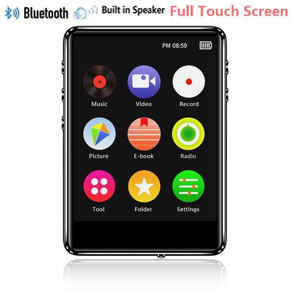 mp3 player with bluetooth5.0 portable music player with fm/recorder, hifi lossless sound, built-in speaker, 2.4inch touch screen
mp3 player with bluetooth5.0 portable music player with fm/recorder, hifi lossless sound, built-in speaker, 2.4inch touch screen