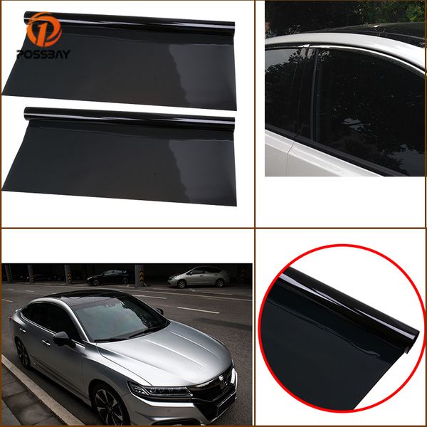 possbay 50*300cm black car side window foils solar protection vlt 1% car window tint film glass sun shade sticker
possbay 50*300cm black car side window foils solar protection vlt 1% car window tint film glass sun shade sticker