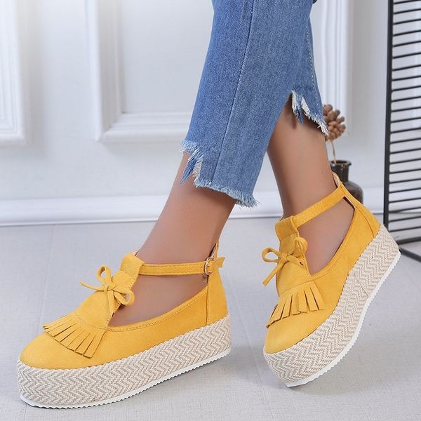 blwbyl women back strap buckle platform flats shoes mid heel increasing height fashion ladies ballet flats zapatos de muje, Black
blwbyl women back strap buckle platform flats shoes mid heel increasing height fashion ladies ballet flats zapatos de muje, Black