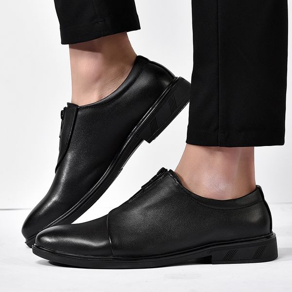 classic genuine leather flats male formal oxford dress shoes summer fashion men casual shoes men loafer moccasins slip on, Black
classic genuine leather flats male formal oxford dress shoes summer fashion men casual shoes men loafer moccasins slip on, Black
