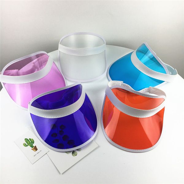 fashion transparent sun visor hat creative clear plastic empty cap outdoor travel beach sunscreen sun hat
fashion transparent sun visor hat creative clear plastic empty cap outdoor travel beach sunscreen sun hat