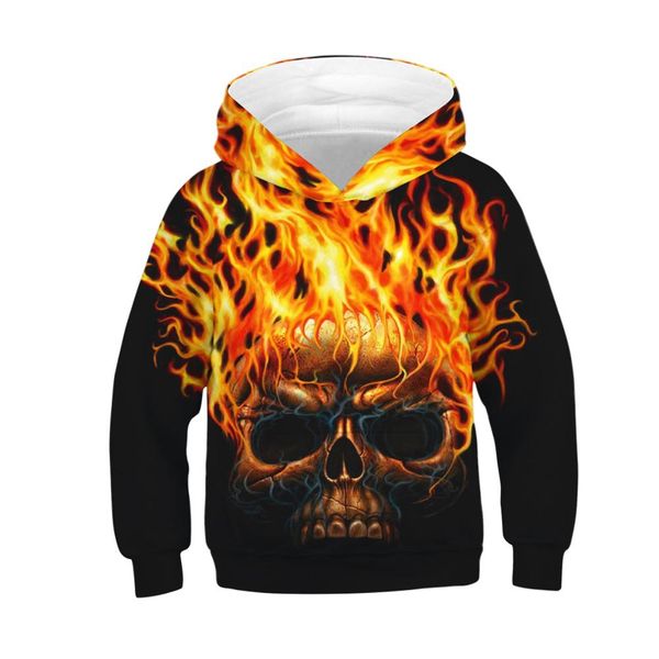 2019 new fashion boys girls hoodies teen fall sweatshirt flame skull 3d print kids hoodie long sleeve hooded pullovers, Black
2019 new fashion boys girls hoodies teen fall sweatshirt flame skull 3d print kids hoodie long sleeve hooded pullovers, Black