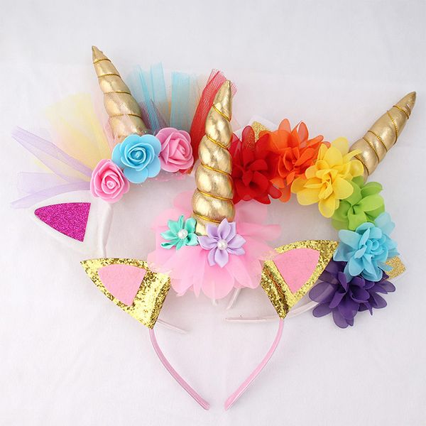 cute princess birthday unicorn party headband hair accessories mesh golden horn animal headband child flower festival headdress, Slivery;white
cute princess birthday unicorn party headband hair accessories mesh golden horn animal headband child flower festival headdress, Slivery;white
