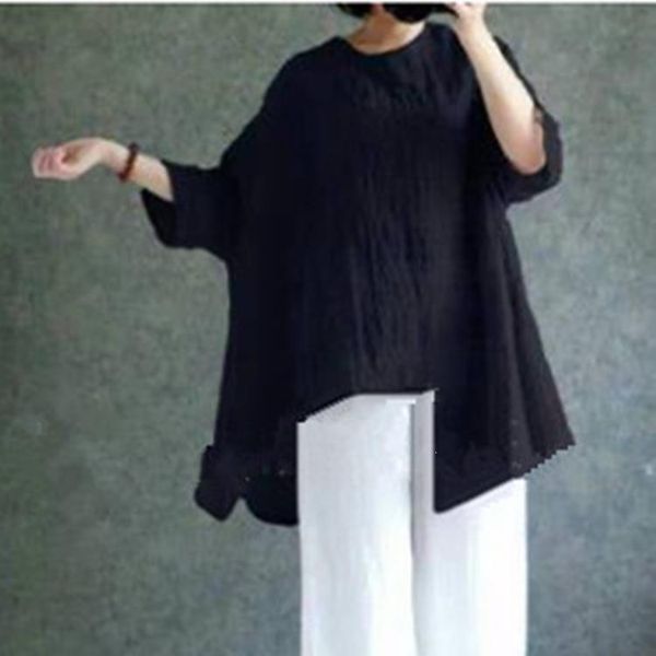 5xl plus size women linen blouse autumn o-neck long sleeve solid shirts casual vintage thin, White
5xl plus size women linen blouse autumn o-neck long sleeve solid shirts casual vintage thin, White