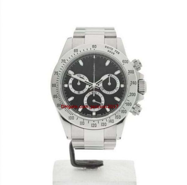 christmas gift wristwatches mens watch black dial stainless steel watch 116520 40mm, Slivery;brown
christmas gift wristwatches mens watch black dial stainless steel watch 116520 40mm, Slivery;brown