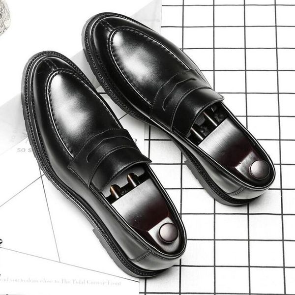man leather shoes gentleman fashion handmade leather shoes men formal wedding party loafers a54-20, Black
man leather shoes gentleman fashion handmade leather shoes men formal wedding party loafers a54-20, Black