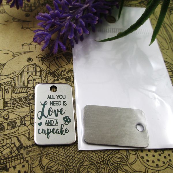 40pcs--"all you need is love and a cupcake"stainless steel charms more style for choosing diy charms pendants for necklace, Bronze;silver
40pcs--"all you need is love and a cupcake"stainless steel charms more style for choosing diy charms pendants for necklace, Bronze;silver