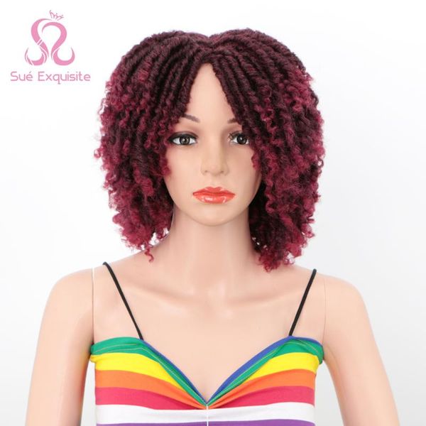 synthetic wigs sue exquisite red gradient short kinky curly women's full black brown for available
synthetic wigs sue exquisite red gradient short kinky curly women's full black brown for available