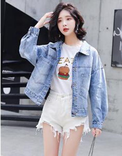 woman spring and autumn europe and the united states new style trend boutique slim personality with casual short denim jacket / 2222 s-xl, Black;brown
woman spring and autumn europe and the united states new style trend boutique slim personality with casual short denim jacket / 2222 s-xl, Black;brown