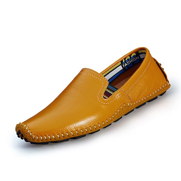 men slip on shoes brand fashion leather loafers big size 38-47 solid color desinger man casual driving shoes, Black
men slip on shoes brand fashion leather loafers big size 38-47 solid color desinger man casual driving shoes, Black