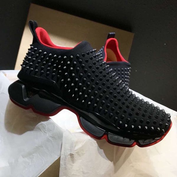 2019 носок донна flat неопрена кроссовки дизайнеры luxury mens red bottoms обувь женская заклепка spiky носок младший spikes1 красной подошв, Black
2019 носок донна flat неопрена кроссовки дизайнеры luxury mens red bottoms обувь женская заклепка spiky носок младший spikes1 красной подошв, Black