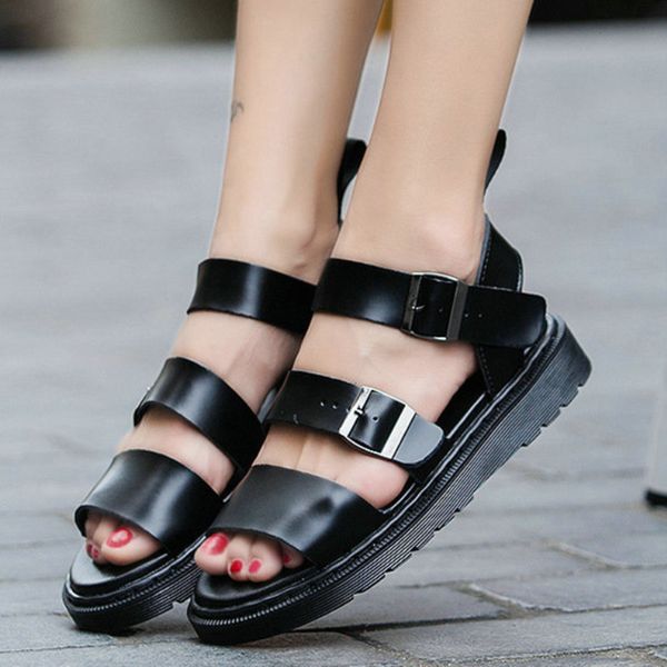 2020 summer female roman sandals buckle open-toed beach shoes real leather sandals thick bottom men and women couple models tide, Black
2020 summer female roman sandals buckle open-toed beach shoes real leather sandals thick bottom men and women couple models tide, Black