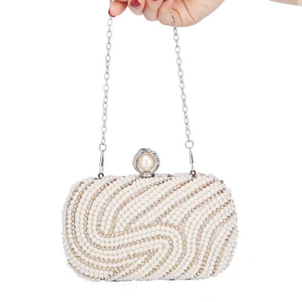 new ladies handbag pearl evening bag women's clutch bag fashion women's shoulder diagonal
new ladies handbag pearl evening bag women's clutch bag fashion women's shoulder diagonal