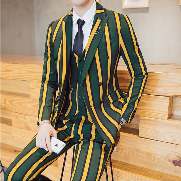 men's suits & blazers (jackets+vest+pants) 2021 brand clothing male cotton striped blazers/men's slm fit business dress suit th, White;black
men's suits & blazers (jackets+vest+pants) 2021 brand clothing male cotton striped blazers/men's slm fit business dress suit th, White;black
