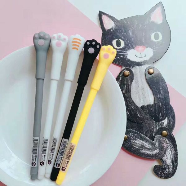 48pcs kawaii pen creative lovely cat claw gel pens for school students office writing supplies cute korean stationery black pen
48pcs kawaii pen creative lovely cat claw gel pens for school students office writing supplies cute korean stationery black pen